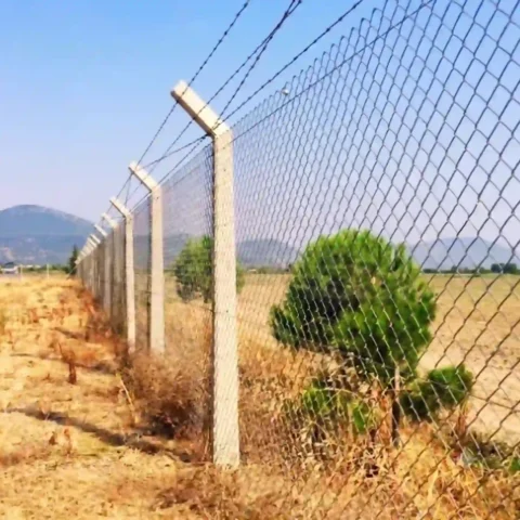 2.40 cm Eğik Demir Donatılı Beton Direk